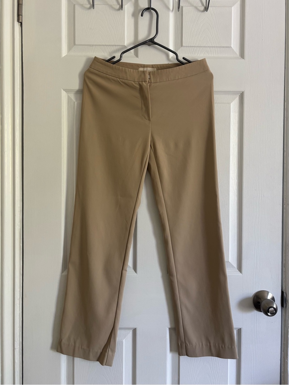 ‘S MaxMara Beige Zip-Front Trousers